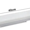 NETTLIFE Plafonnier LED Cuisine Long 40 cm Lumière du Jour 18 W Plafond Blanc Neutre pour Sous-Sol Couloir Bureau Garage Chambre
