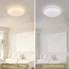 NETTLIFE Plafonnier LED chambre 30cm 6000K ciel étoilé rond 18W IP44 lampe de salle de bain pour salon chambre d'enfant cuisine