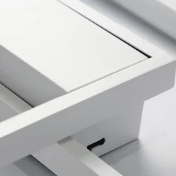 NETTLIFE Plafonnier LED Dimmable Moderne Lampe de salon Plafonnier blanc 65W