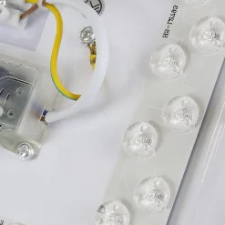 NETTLIFE Plafonnier LED Lampe de Ciel Étoilé avec Télécommande 37 W Lampe de d'Enfant Lampe Carrée 28 cm pour Salon Couloir