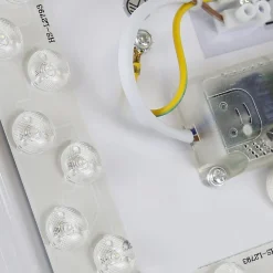 NETTLIFE Plafonnier LED Lampe de à Coucher Ciel Étoilé Intensité Variable avec Télécommande 37 W Lampe de d'Enfant 28 cm pour