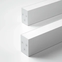 NETTLIFE Plafonnier LED Moderne 80CM Lampe de Bureau Longue Plafond 25W Dimmable avec Télécommande pour Salon Chambre à Coucher