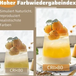 NETTLIFE Plafonnier LED plafonnier salon : 30W 40cm lampe cuisine plafonnier en blanc 3000K