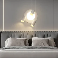 NETTLIFE Spot de plafond 3 ampoules GU10 20W chambre 3000k lampe de cuisine métal orientable