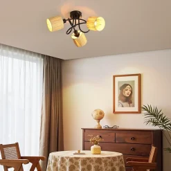NETTLIFE Spot De Plafond 3 Feux Plafonnier Couloir - Plafonnier Vintage