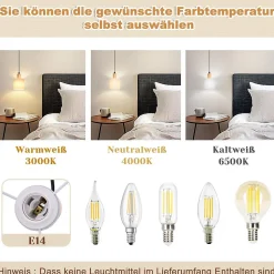 NETTLIFE Suspension bois blanc diamètre 173 cm E14 1 flamme lampe de salle à vintage rustique