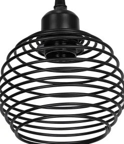 NETTLIFE Suspension de table Vintage noir Lampe de table E27 Lampe de salle à manger Rétro cuisine industrielle