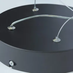 NETTLIFE Suspension Noir Vintage 5 flammes Suspension Réglable en hauteur en métal 62W, E27 Industriel Rétro