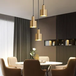 NETTLIFE suspension table à manger lampe suspendue lampe suspension vintage 3 flammes ronde design moderne E27