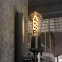 NETTLIFE 3x ampoule LED E27 lampe vintage ST64 rétro ampoule blanc chaud 4W ampoule à filament 2200K