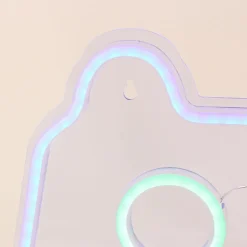 Néon console multicolore 27x41cm