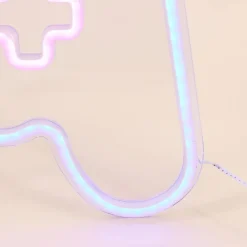 Néon console multicolore 27x41cm