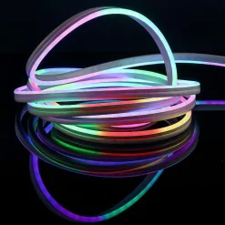 Néon Flexible Connecté LED RGBIC Tuya 24V 5M 60LED/m IP65 - SILAMP