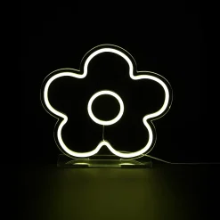 Néon LED fleur marguerite IP20 H.33cm 8W Seynave