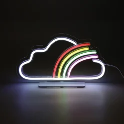 Néon LED nuage multicouleurs IP20 L.30cm 9W Seynave