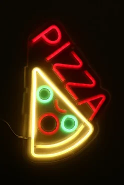Néon LED Pizza multicouleurs IP20 L.30cm Seynave