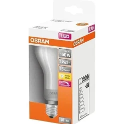 OSRAM - LED std verre dépoli variable 18W E27 2452lm 2700K chaud