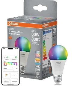 OSRAM Ampoule LED SMART+ Matte A60 E27 RGBW