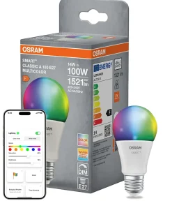 OSRAM Ampoule LED SMART+ Matte A100 E27 RGBW