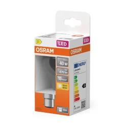 OSRAM Ampoule LED Star Classic à filament 3,4 W transparente B22d