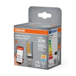 OSRAM Ampoule LED SMART+ WIFI avec culot G9, 3,5W, 320lm