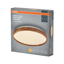 OSRAM Applique ORBIS Alison 24W gradable 395mm décor bois