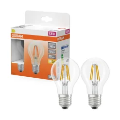 OSRAM Lampe LED Ampoule étoile forme A 40 filament 3,4 W transparente E27