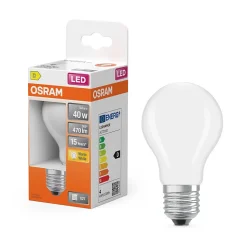 OSRAM Lampe LED Ampoule étoile forme A 40 filament 3,4 W Mat E27