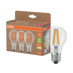 OSRAM Lampe LED forme ampoule classique A100 7,2 W transparente E27
