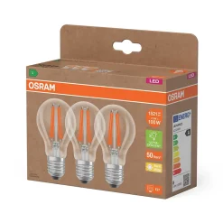 OSRAM Lampe LED forme ampoule classique A100 7,2 W transparente E27