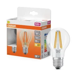 OSRAM Lampe LED forme étoile A 60 Filament 5,9 W Transparent E27