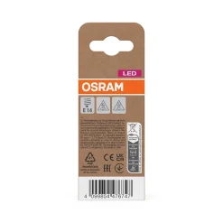OSRAM Lampe LED mini bougie Classic P40 filament 2,5 W E14 mat