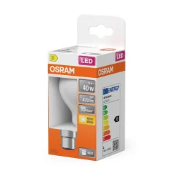 OSRAM Lampe LED Star Classic à filament piston 3,4 W Mat B22d