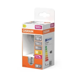 OSRAM Lampe LED Superstar forme ampoule A 60 DIM 5,9 W transparente E27