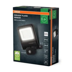 OSRAM Projecteur LED ENDURA FLOOD PC 50 W 4 000 K avec capteur gris