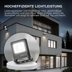 OSRAM Projecteur LED ENDURA FLOOD PC 20 W 4 000 K Gris