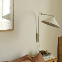 OYOY Lampe blanc en métal H51x60x27cm