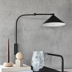 OYOY Lampe noir en métal H51x60x27cm