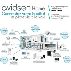 Pack 4 ampoules connectées Avidsen Home culot E14 - Avidsen - 127013