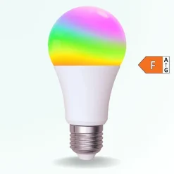 Pack 2 ampoules connectées led e27 14w - wifi - rgbw