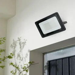 Pack de 2 Projecteur LED Extérieur IP65 Imperméable 100W 9500Lm 3000K Lumière Chaude pour Maison Garage Jardin Terrasse