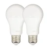 Pack de 2 Ampoules LED connectées KOZii, éclairage multi-blancs, E27 A60 Opaque 9W cons. Variation de luminosité