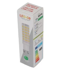 Pack de 6 Ampoules LED G9 Tubulaires 6W 3000K Lumière Chaude Efficacité et Durabilité