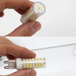 Pack de 6 Ampoules LED G9 Tubulaires 6W 6000K Lumière Froide 220240V AC Efficacité et Durabilité