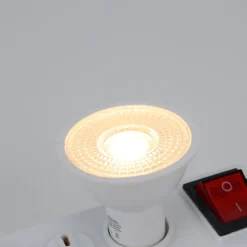 Pack de 10 Ampoules LED GU10 7W 45 SMD2835 665lm 220V 3000K Blanc Chaud Sans Scintillement