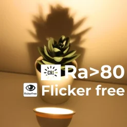 Pack de 10 Ampoules LED GU10 7W 45 SMD2835 665lm 220V 3000K Blanc Chaud Sans Scintillement