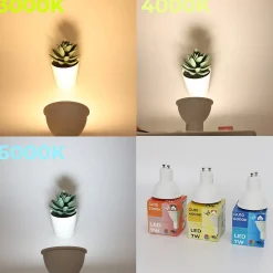 Pack de 10 Ampoules LED GU10 7W 770lm 6000K Blanc Froid SMD2835 120 Sans Scintillement No Flicker 220V