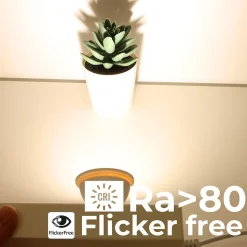 Pack de 10 Ampoules LED GU10 7W 45 SMD2835 665lm 220V 4000K Blanc Neutre Sans Scintillement