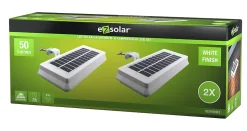 Pack de 2 appliques solaires EZ Solar GL087W2EZ - 2x50lm