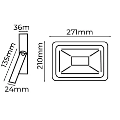 Pack de 10 Projecteur LED Extérieur IP65 Imperméable 100W 9500Lm 3000K Lumière Chaude pour Maison Garage Jardin Terrasse